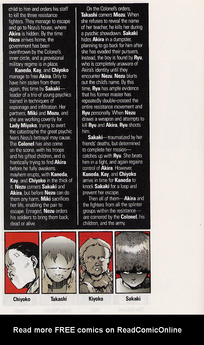 Read Akira Manga Online