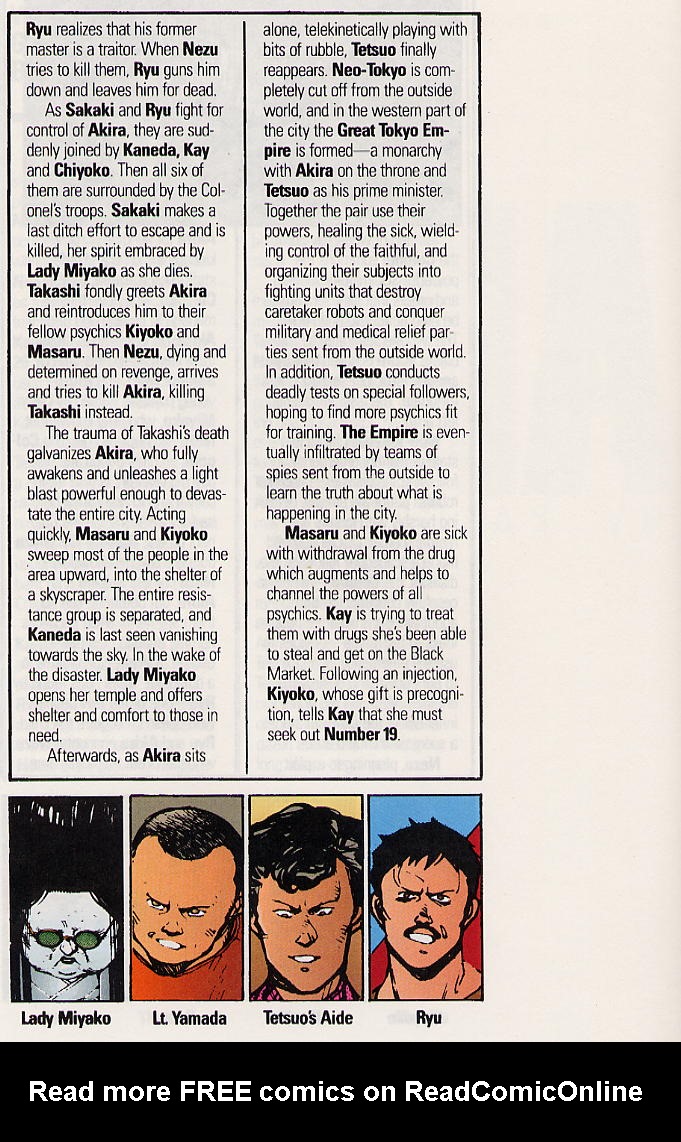 Read Akira Manga Online