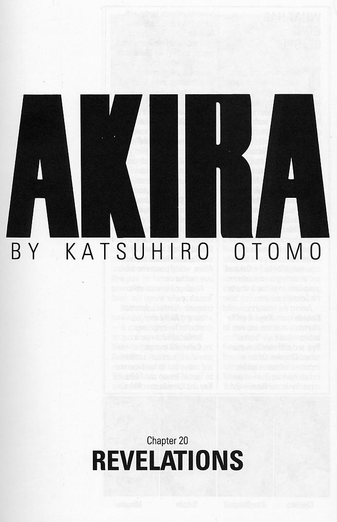 Read Akira Manga Online