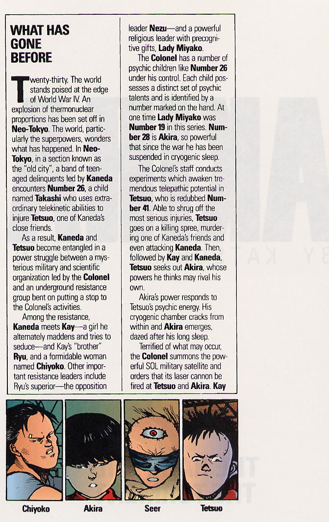 Read Akira Manga Online