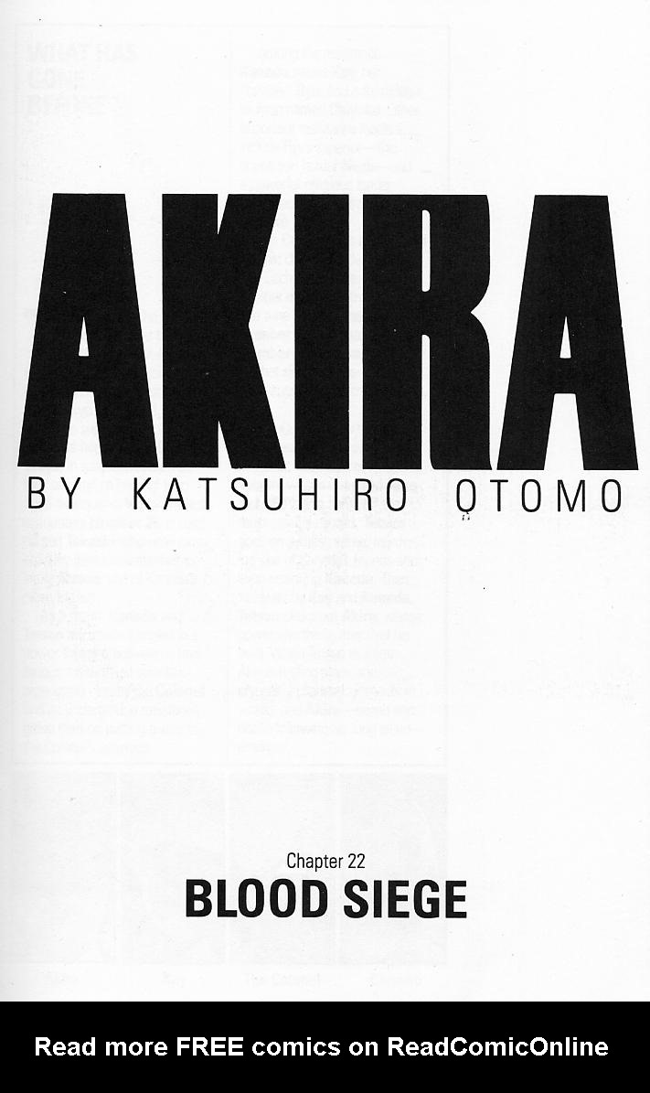 Read Akira Manga Online