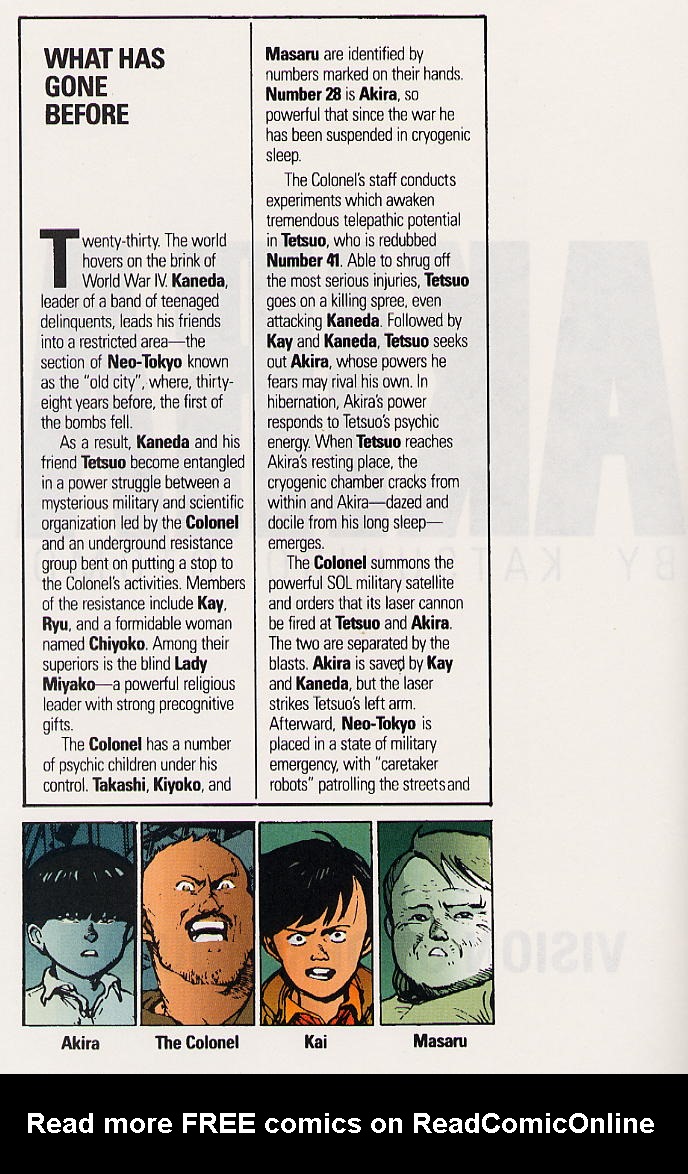 Read Akira Manga Online