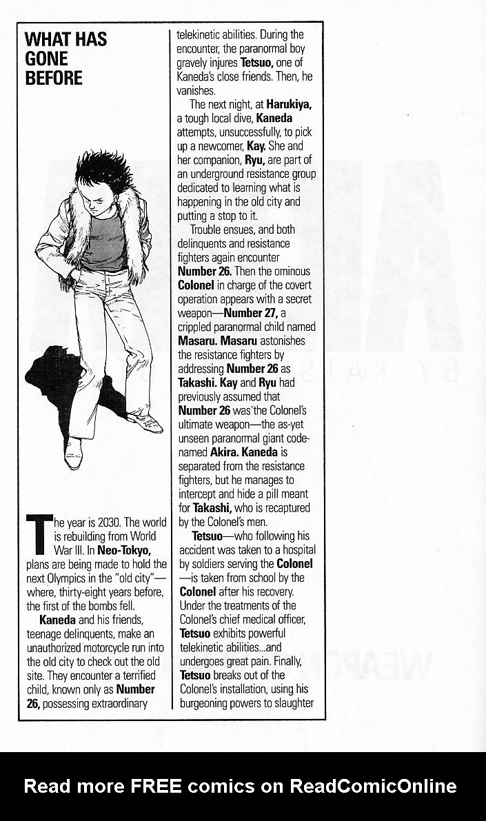 Read Akira Manga Online