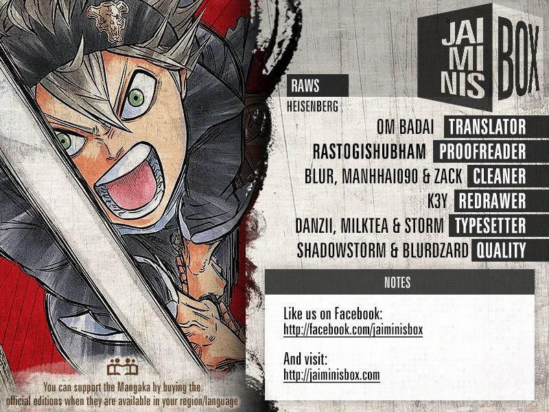 Read Black Clover Manga Online