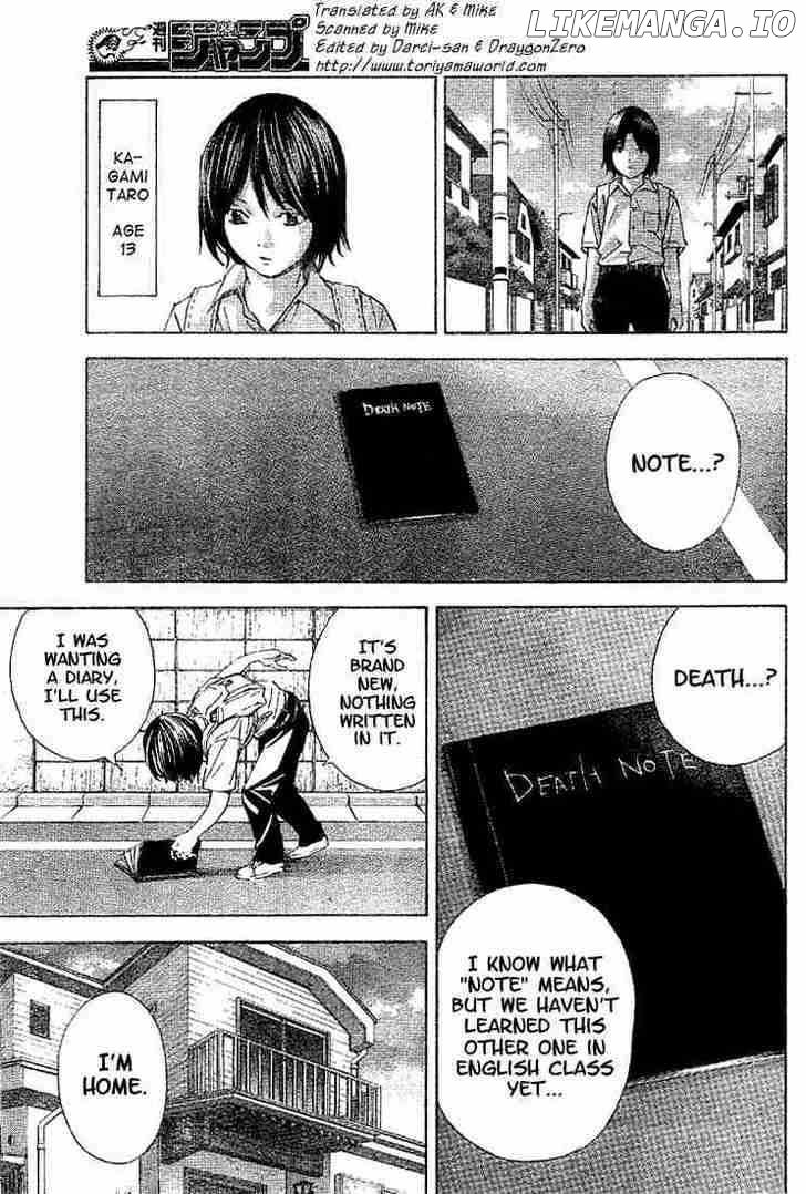 Read Death Note Manga Online