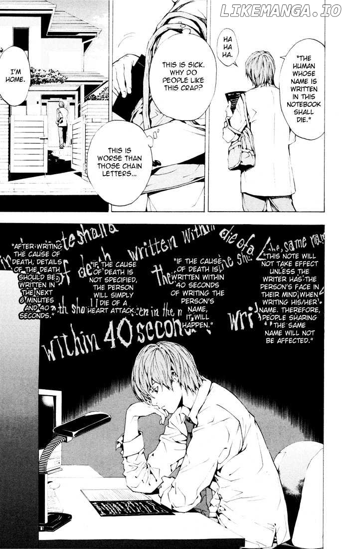 Read Death Note Manga Online