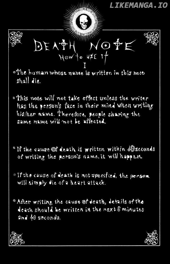 Read Death Note Manga Online
