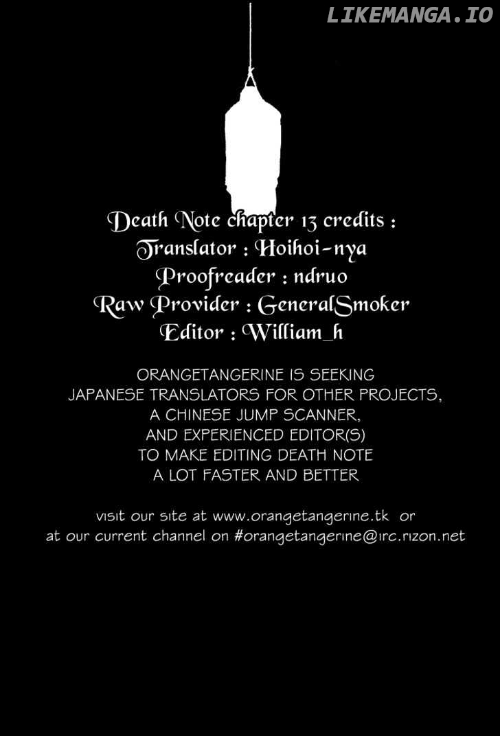 Read Death Note Manga Online