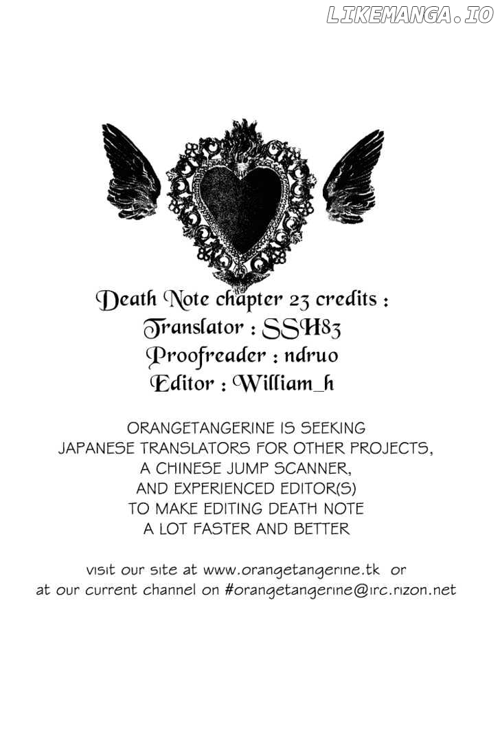 Read Death Note Manga Online