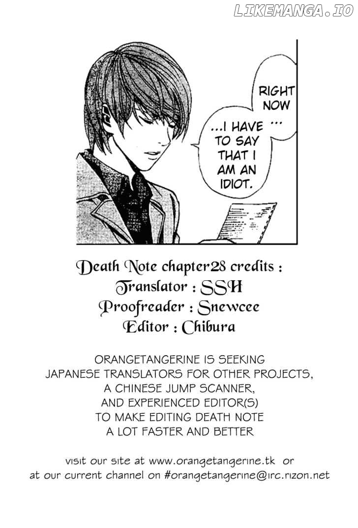 Read Death Note Manga Online