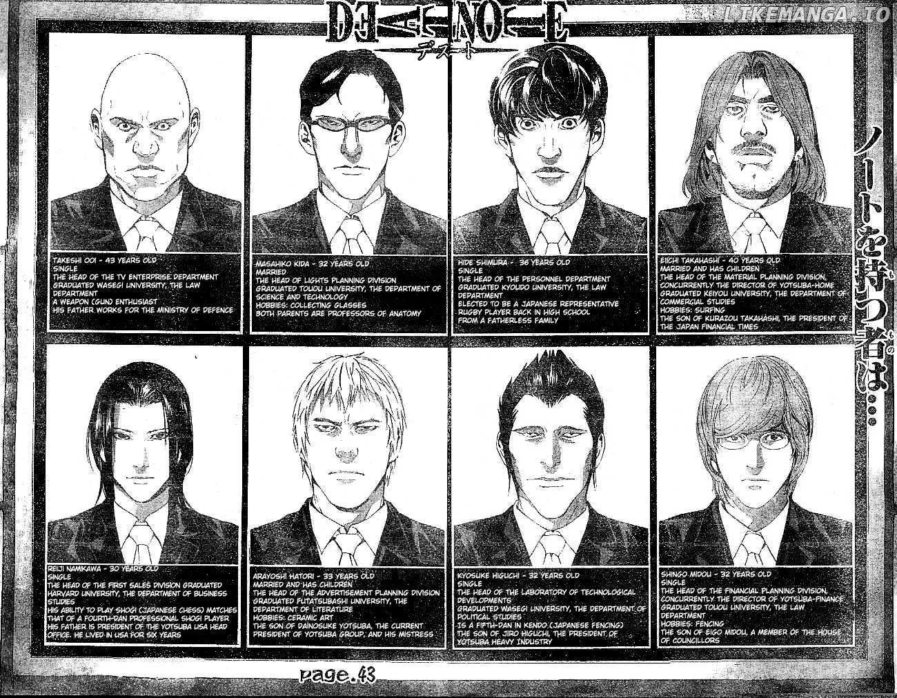 Read Death Note Manga Online