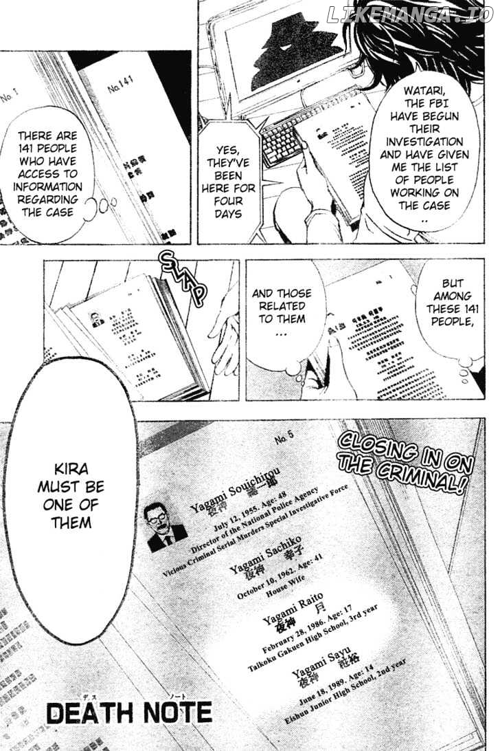 Read Death Note Manga Online