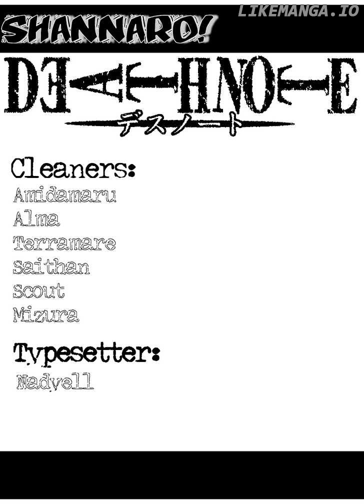 Read Death Note Manga Online