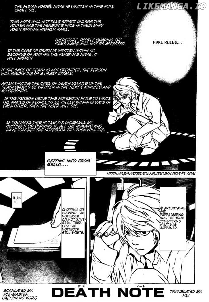 Read Death Note Manga Online