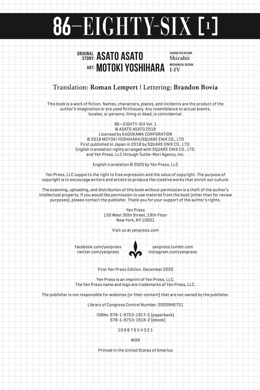Read Eighty Six (EN) Manga Online