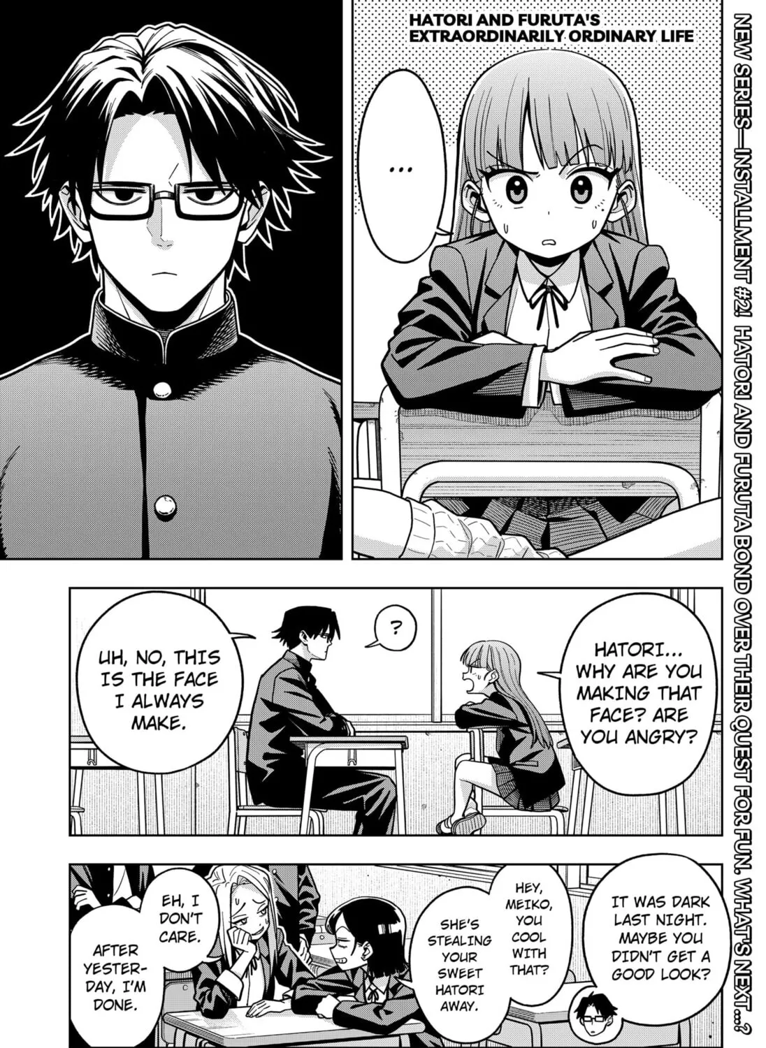 Read Hatori and Furuta's Extraordinarily Ordinary Life (EN) Manga Online