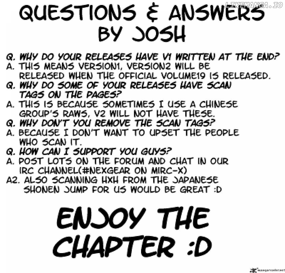 Read Hunter X Hunter Manga Online