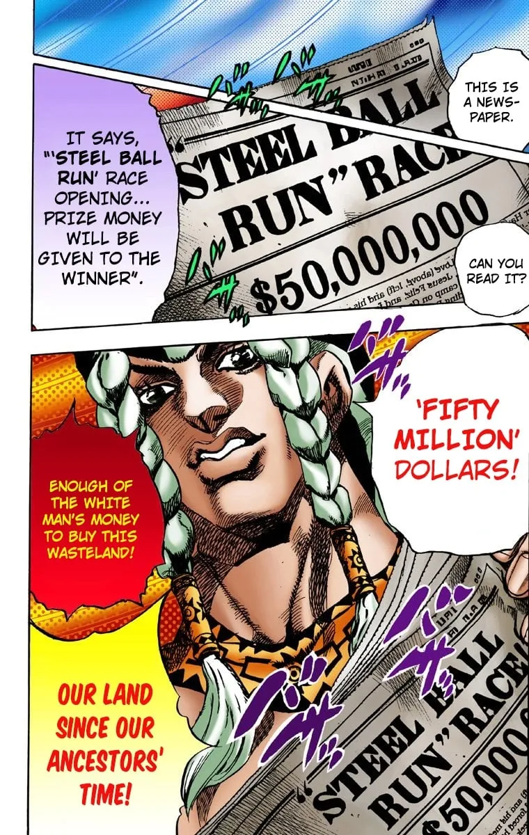 Read JoJo's Bizarre Adventure, Part 7_ Steel Ball Run (EN) Manga Online