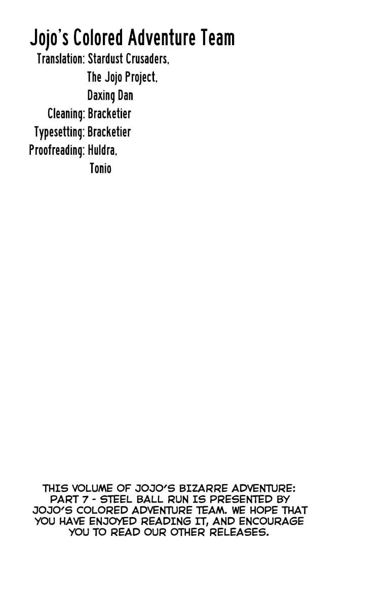 Read JoJo's Bizarre Adventure, Part 7_ Steel Ball Run (EN) Manga Online