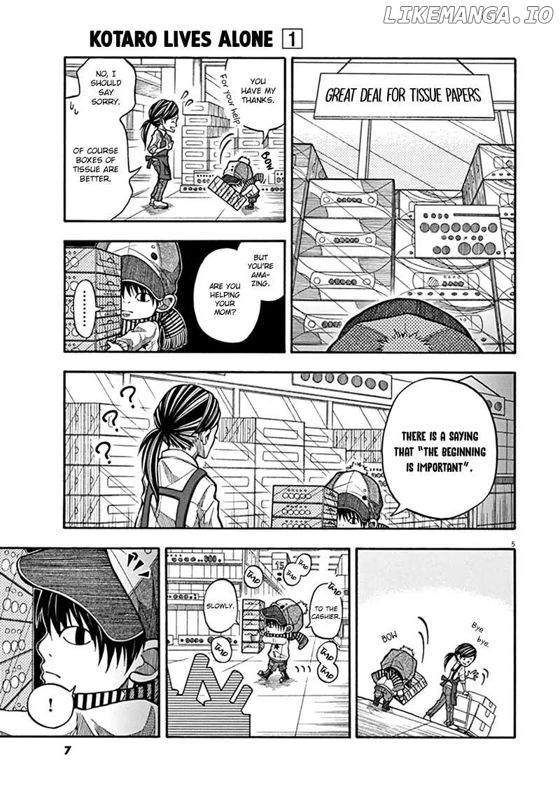 Read Kotaro Wa 1 Ri Kurashi Manga Online