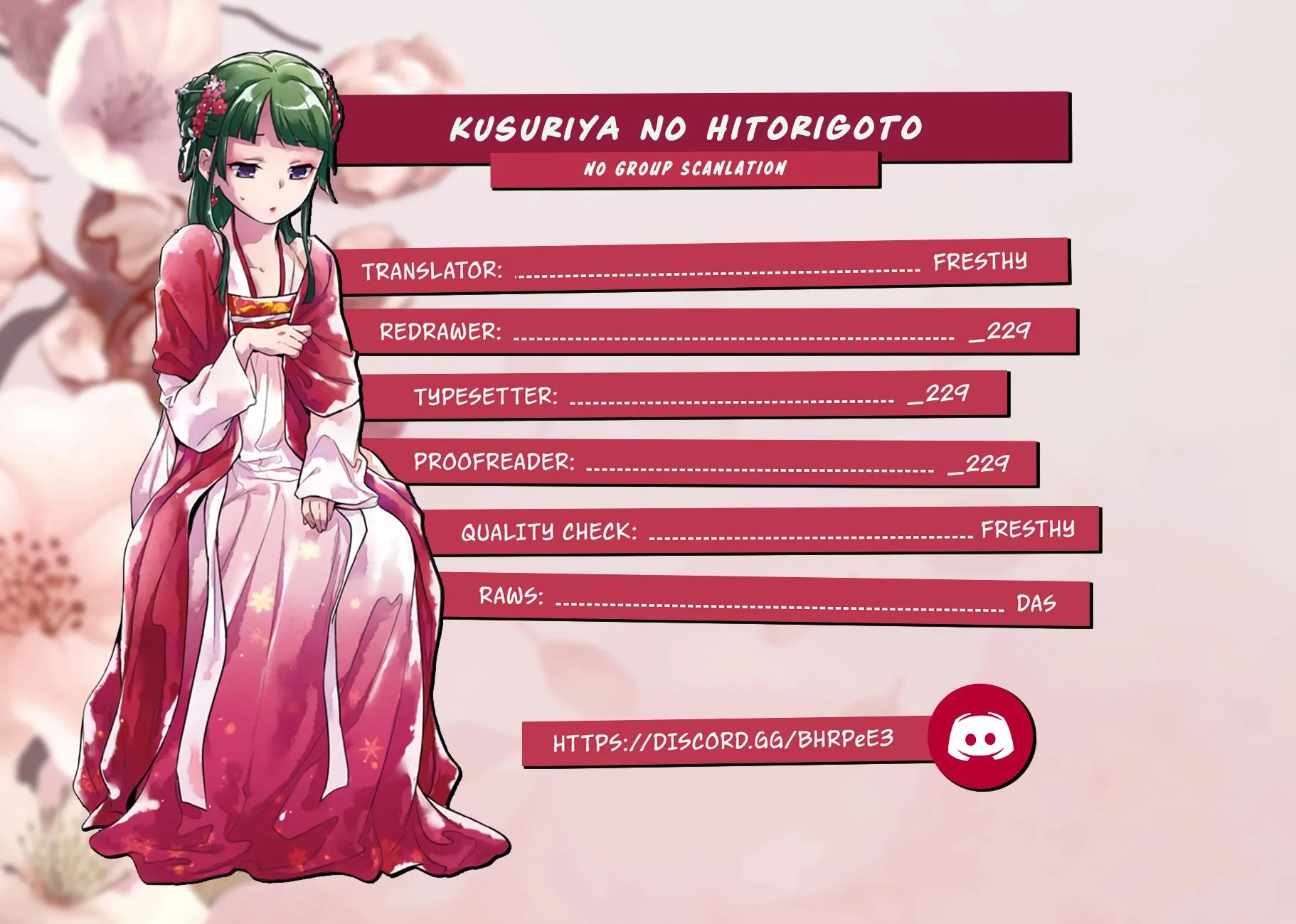 Read Kusuriya no Hitorigoto (EN) Manga Online