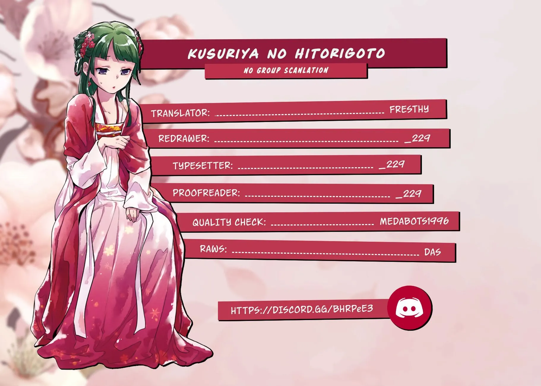 Read Kusuriya no Hitorigoto (EN) Manga Online