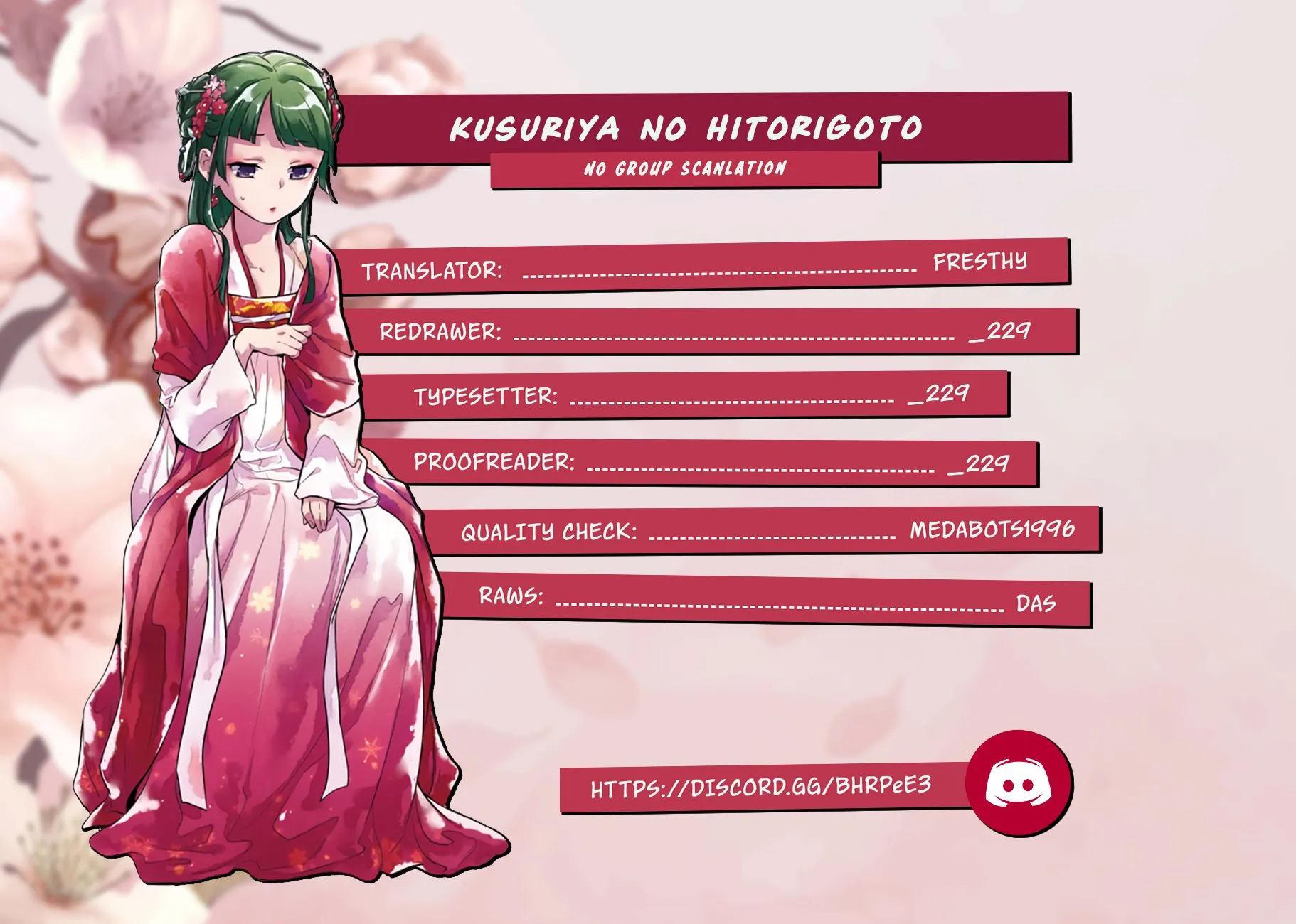 Read Kusuriya no Hitorigoto (EN) Manga Online