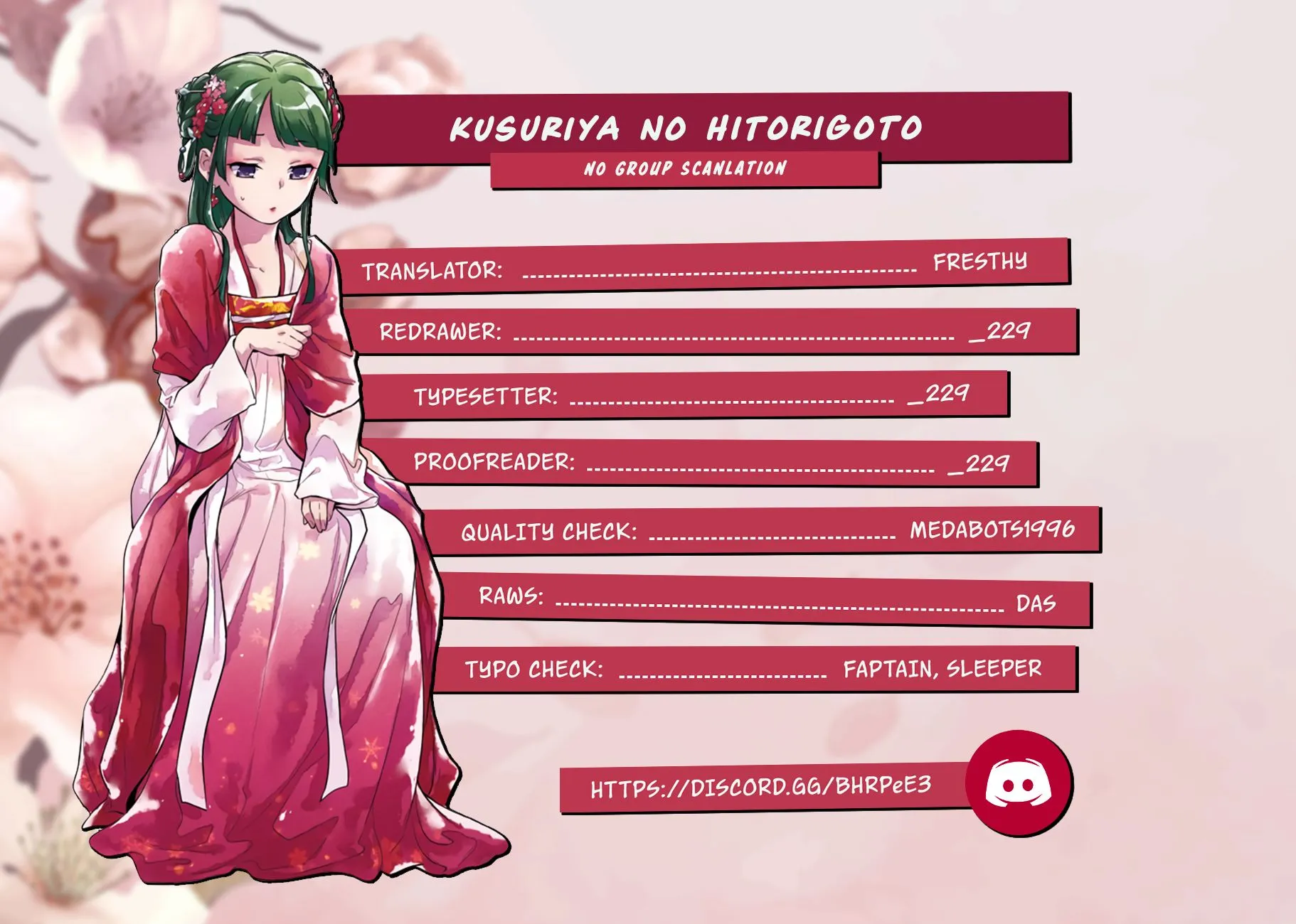 Read Kusuriya no Hitorigoto (EN) Manga Online