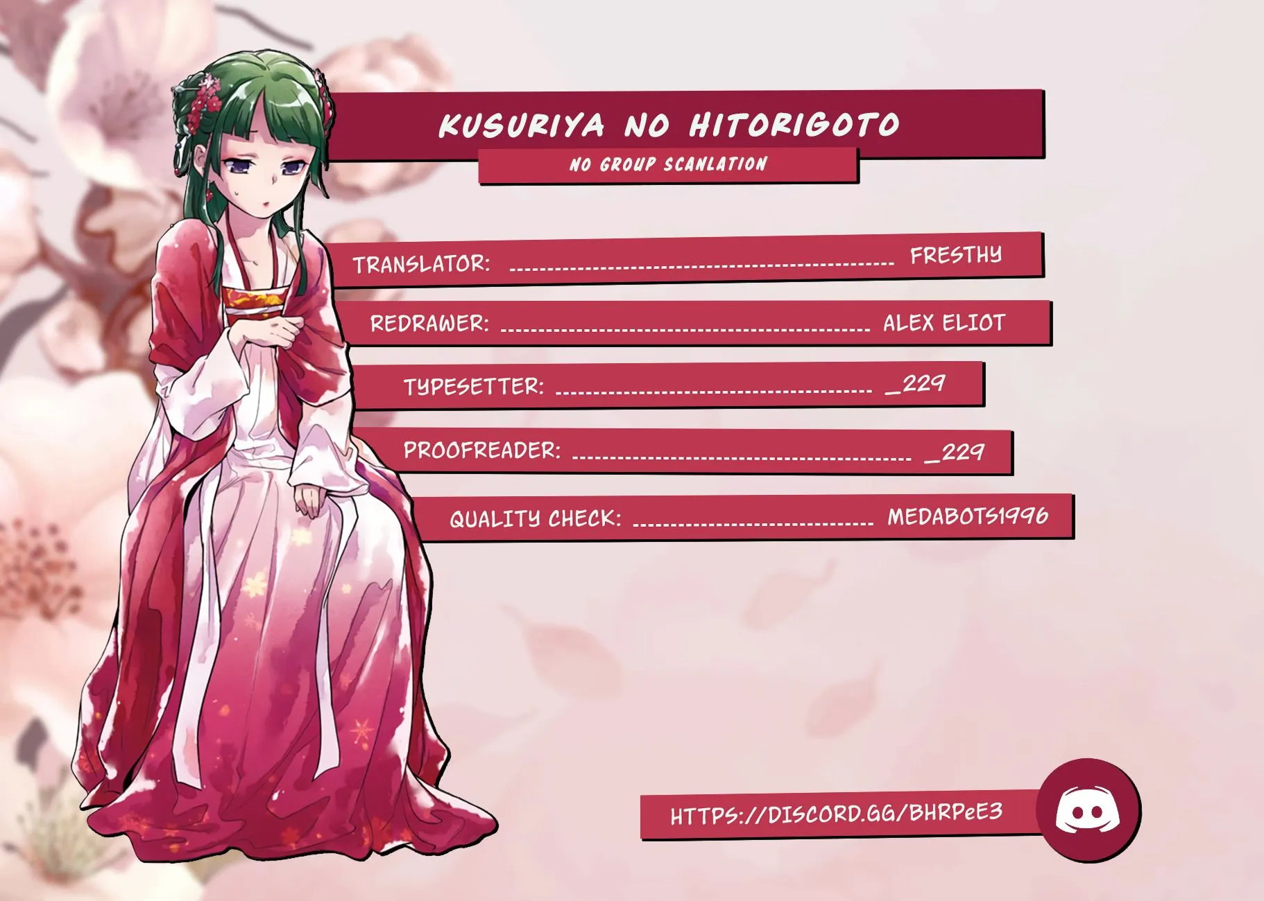 Read Kusuriya no Hitorigoto (EN) Manga Online