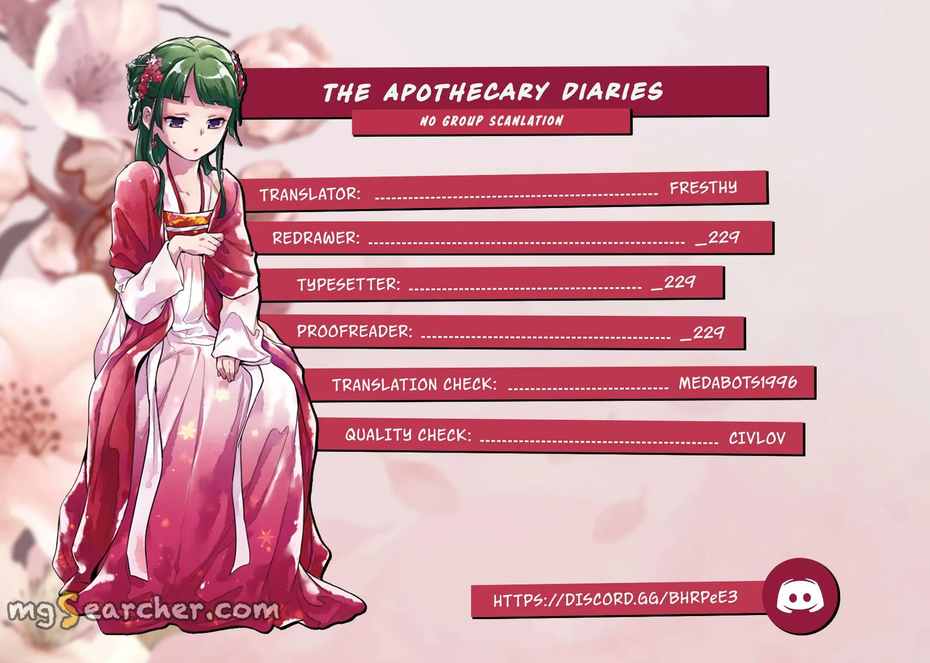 Read Kusuriya no Hitorigoto (EN) Manga Online