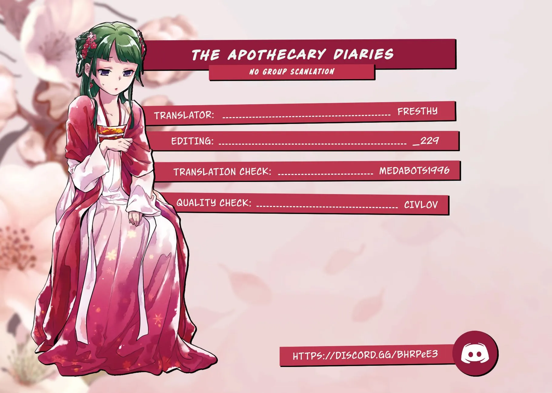 Read Kusuriya no Hitorigoto (EN) Manga Online