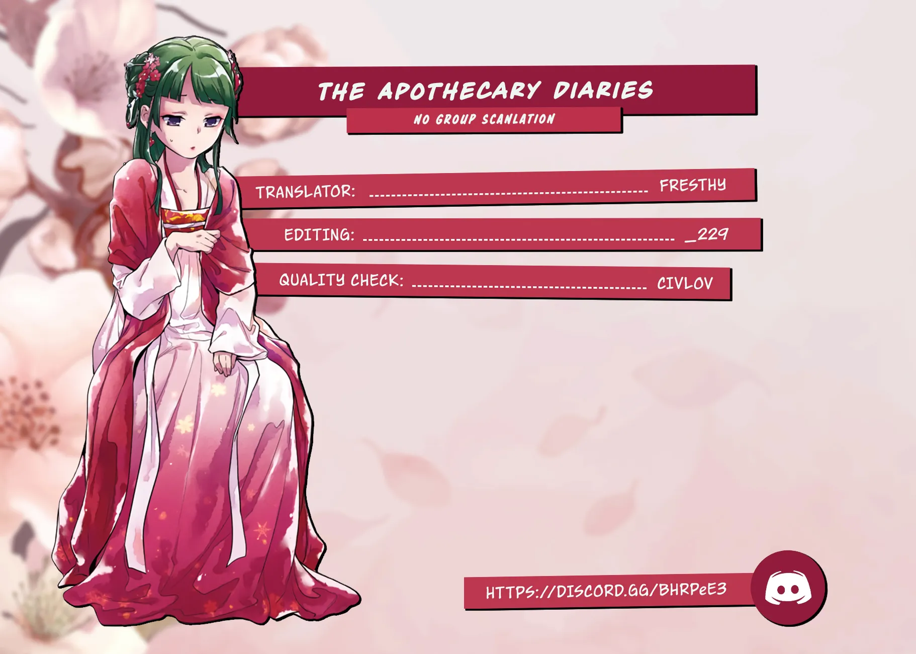 Read Kusuriya no Hitorigoto (EN) Manga Online