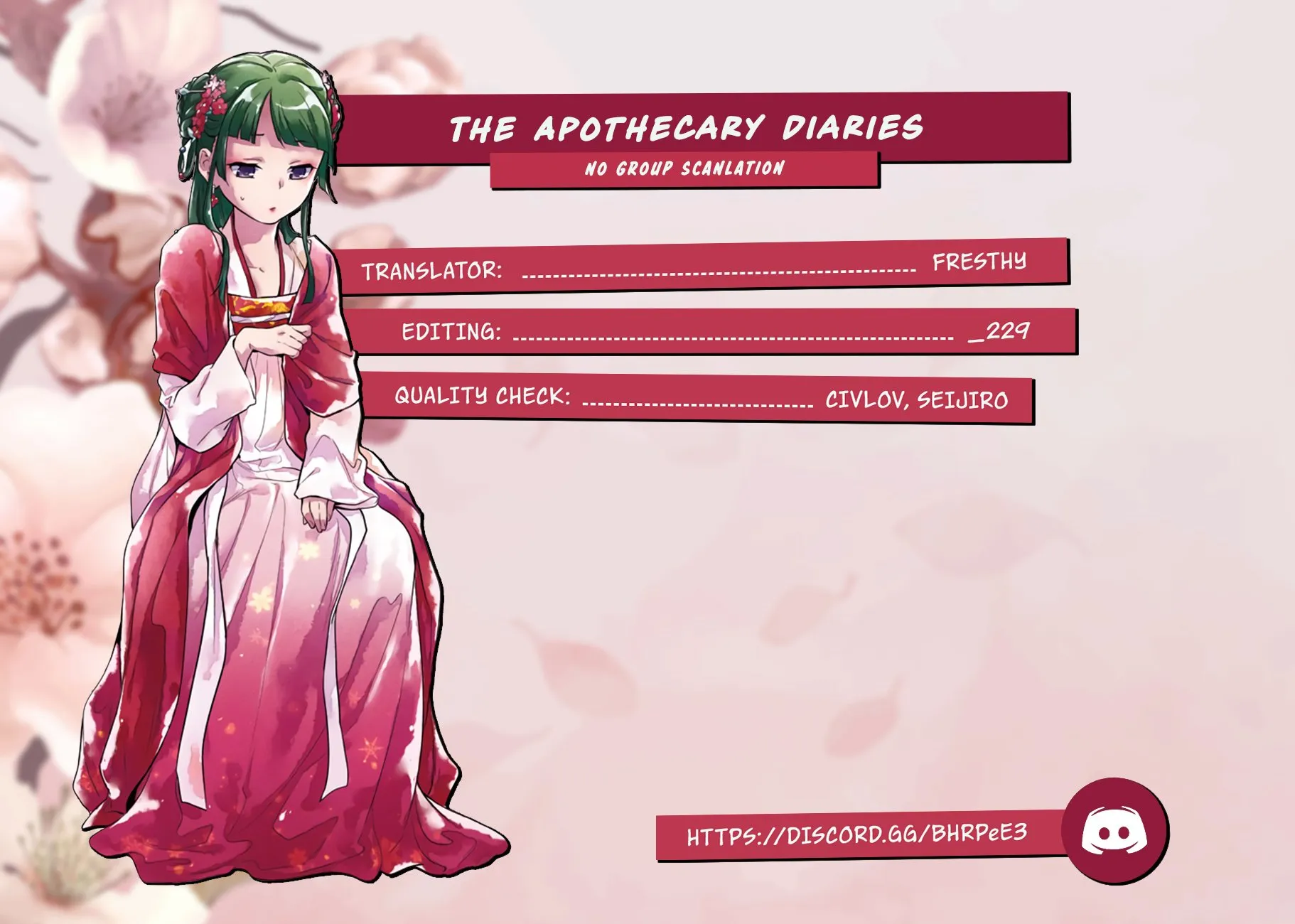 Read Kusuriya no Hitorigoto (EN) Manga Online
