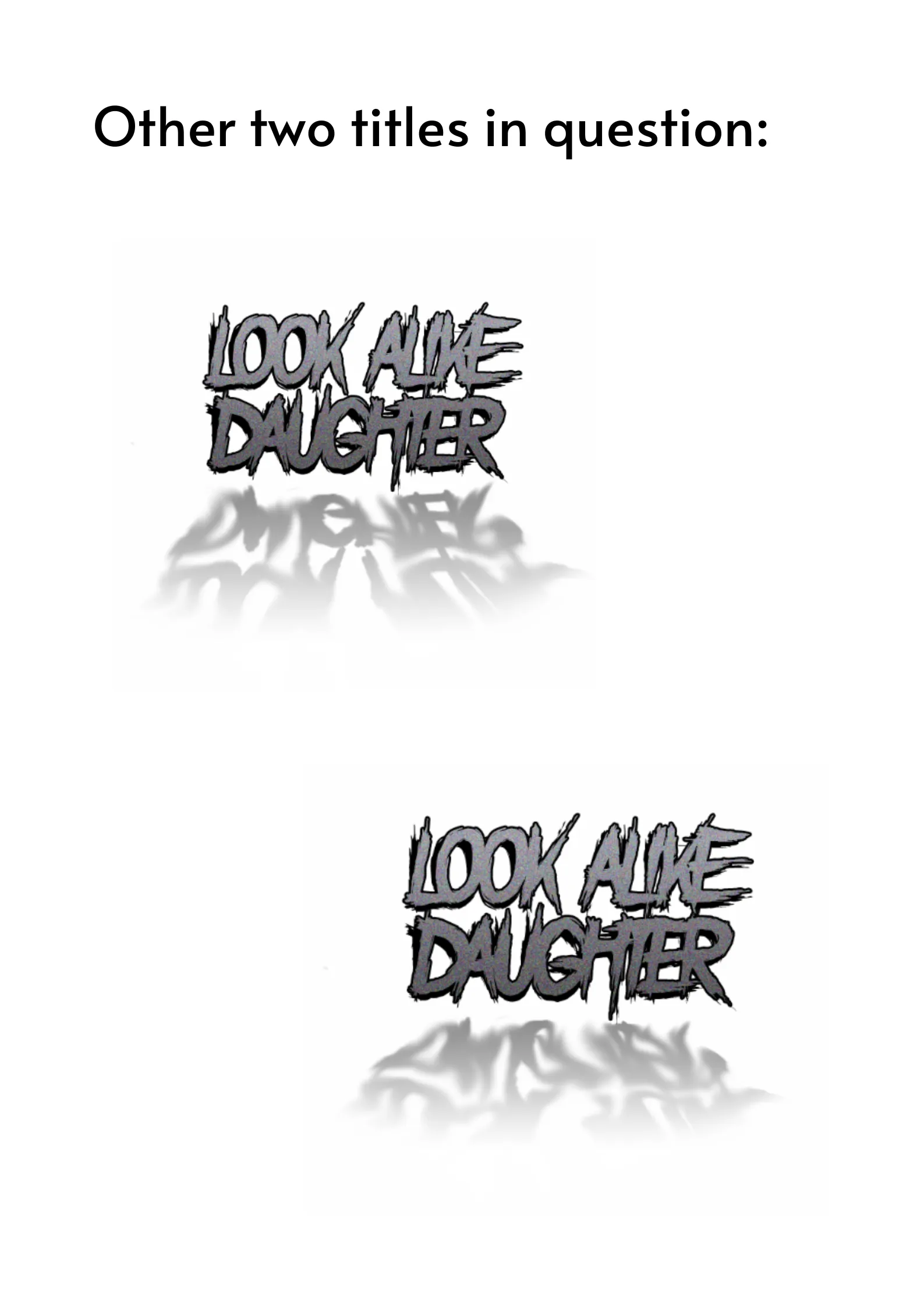Read Look-Alike Daughter Manga Online