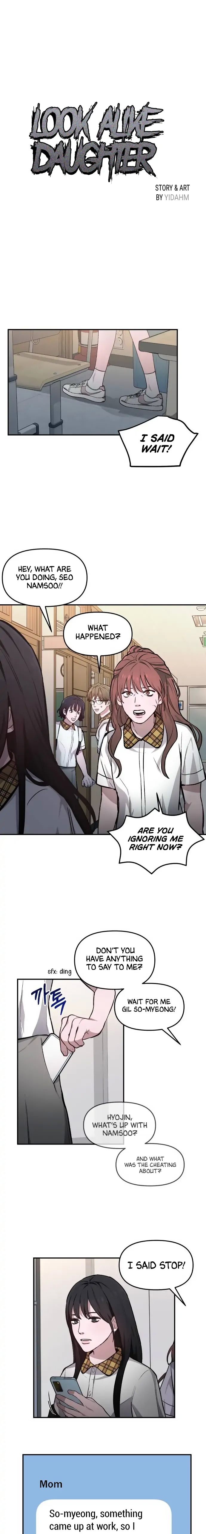 Read Look-Alike Daughter Manga Online