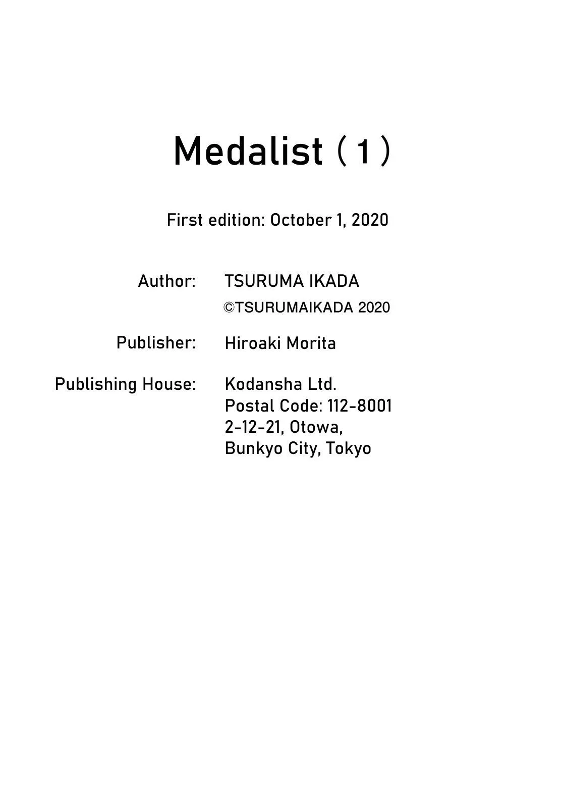 Read Medalist (EN) Manga Online
