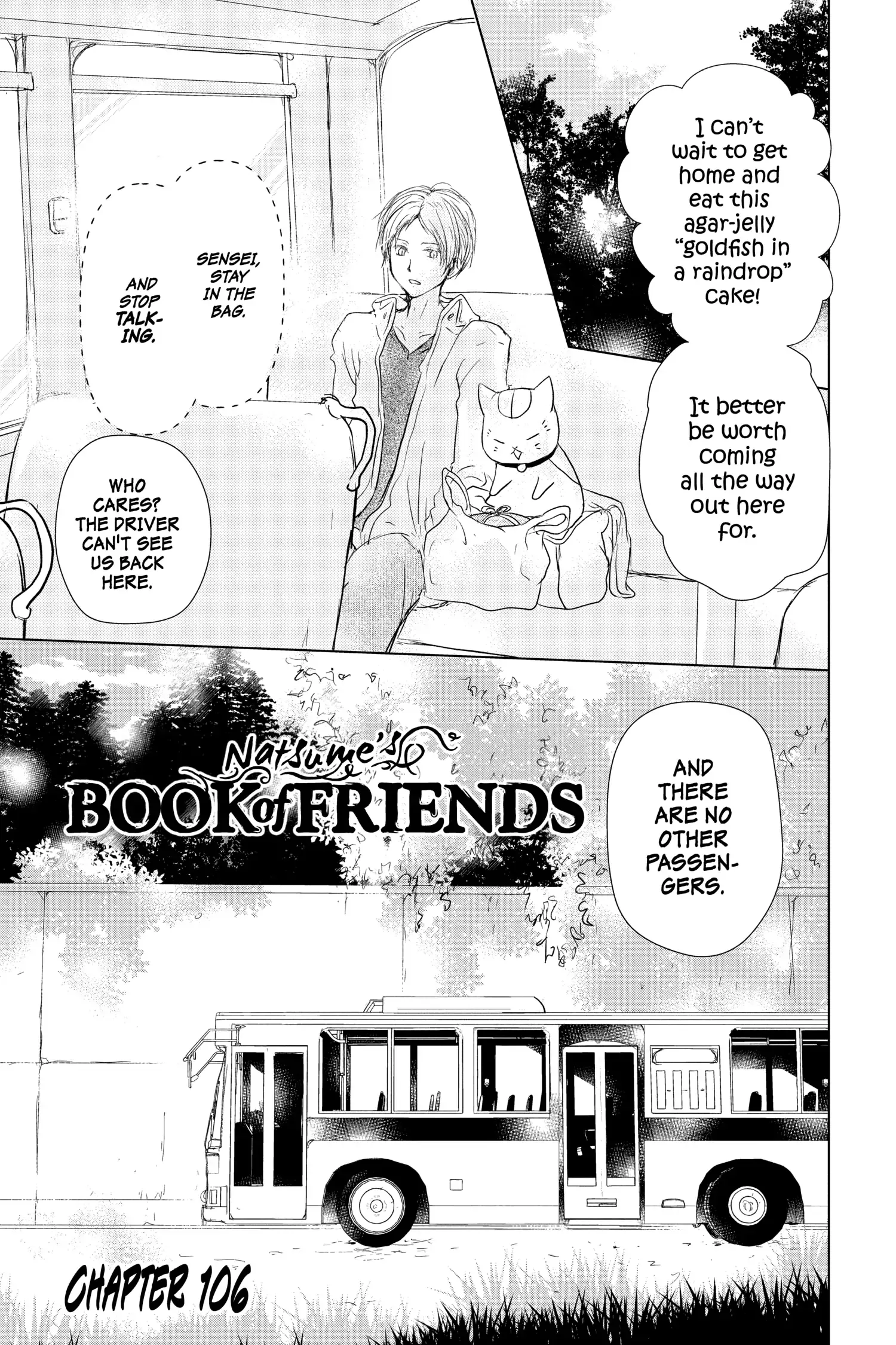 Read Natsume Yuujinchou Manga Online