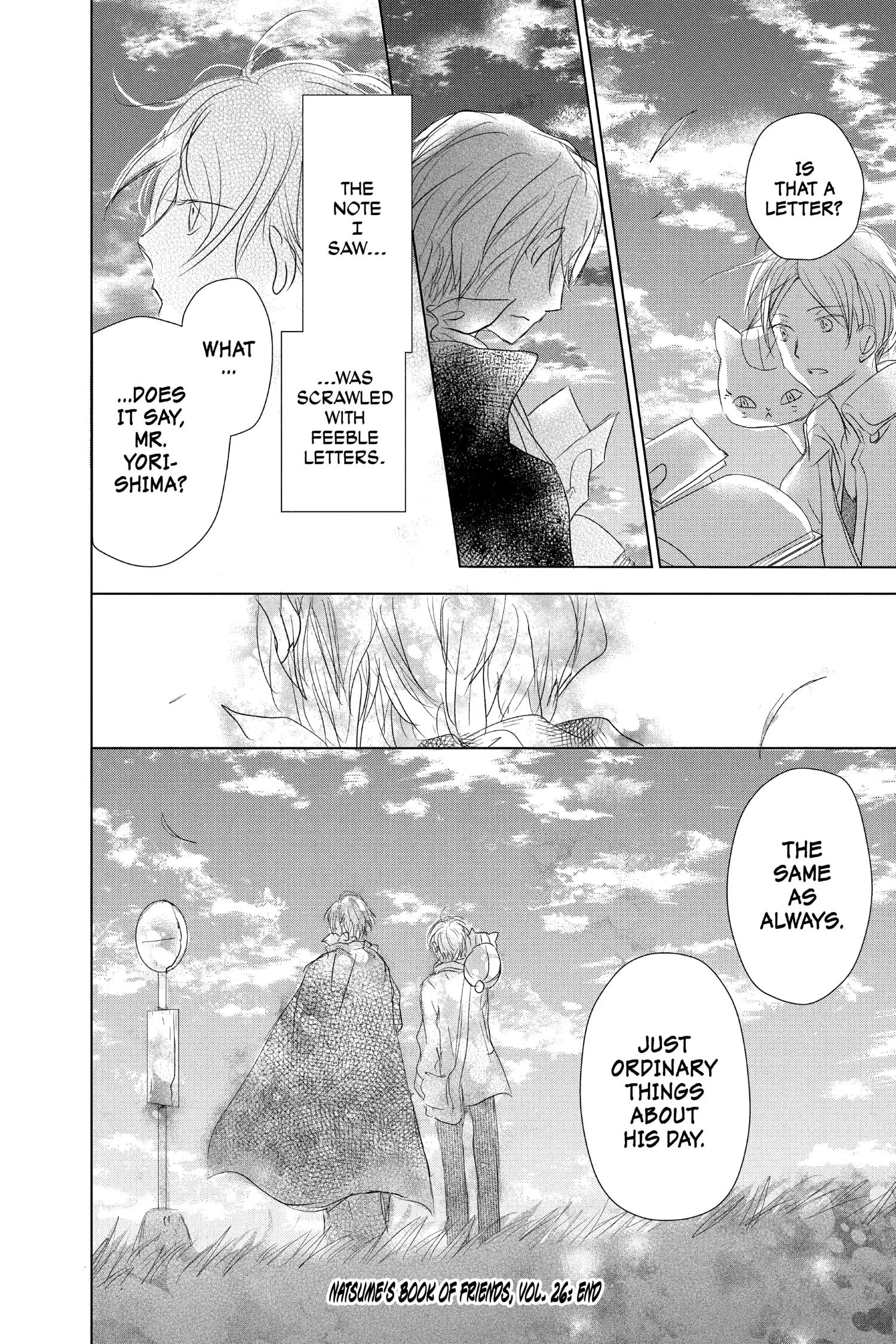 Read Natsume Yuujinchou Manga Online