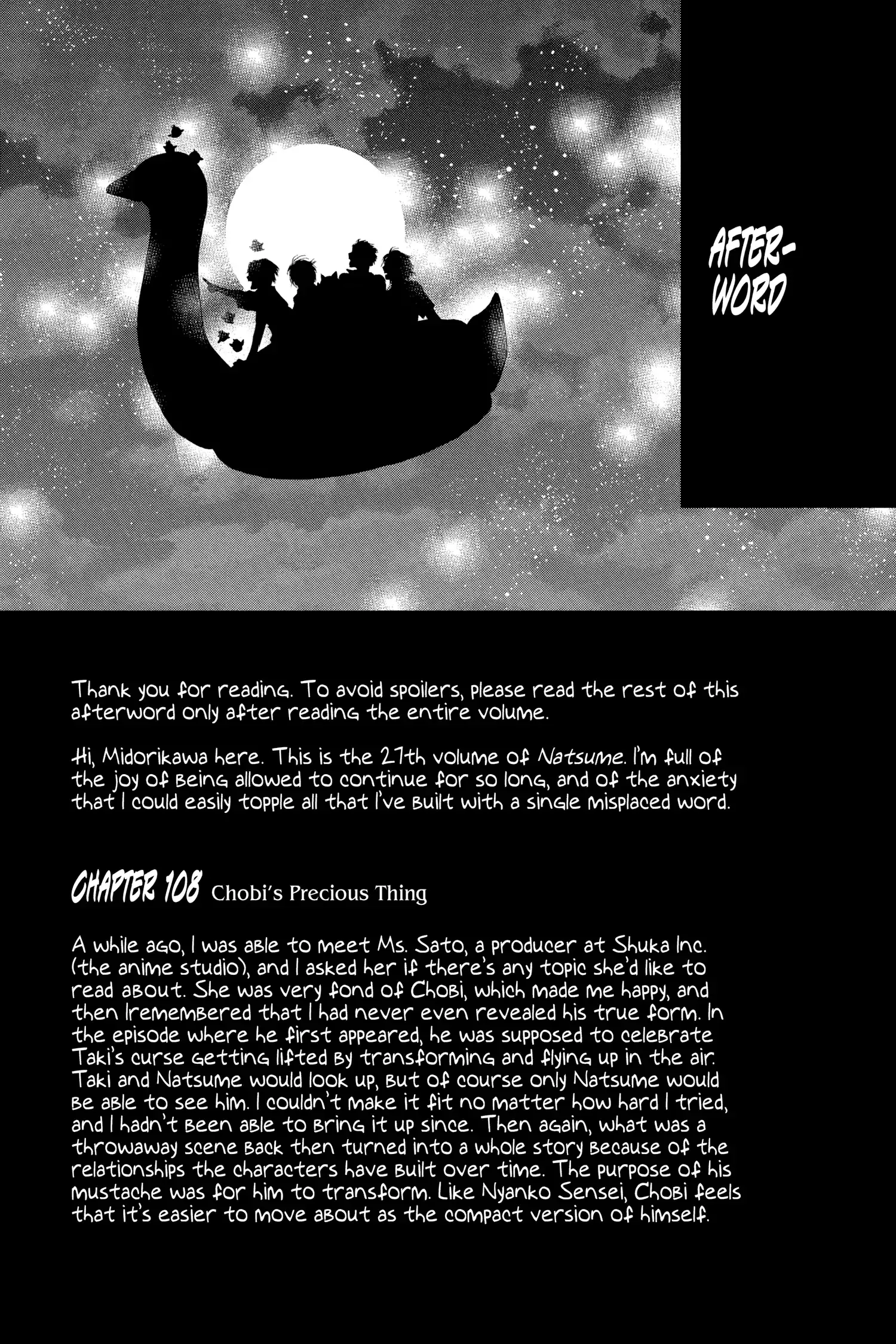 Read Natsume Yuujinchou Manga Online