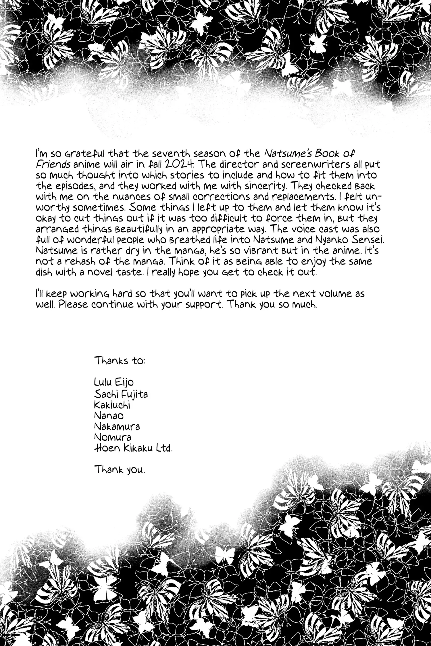 Read Natsume Yuujinchou Manga Online