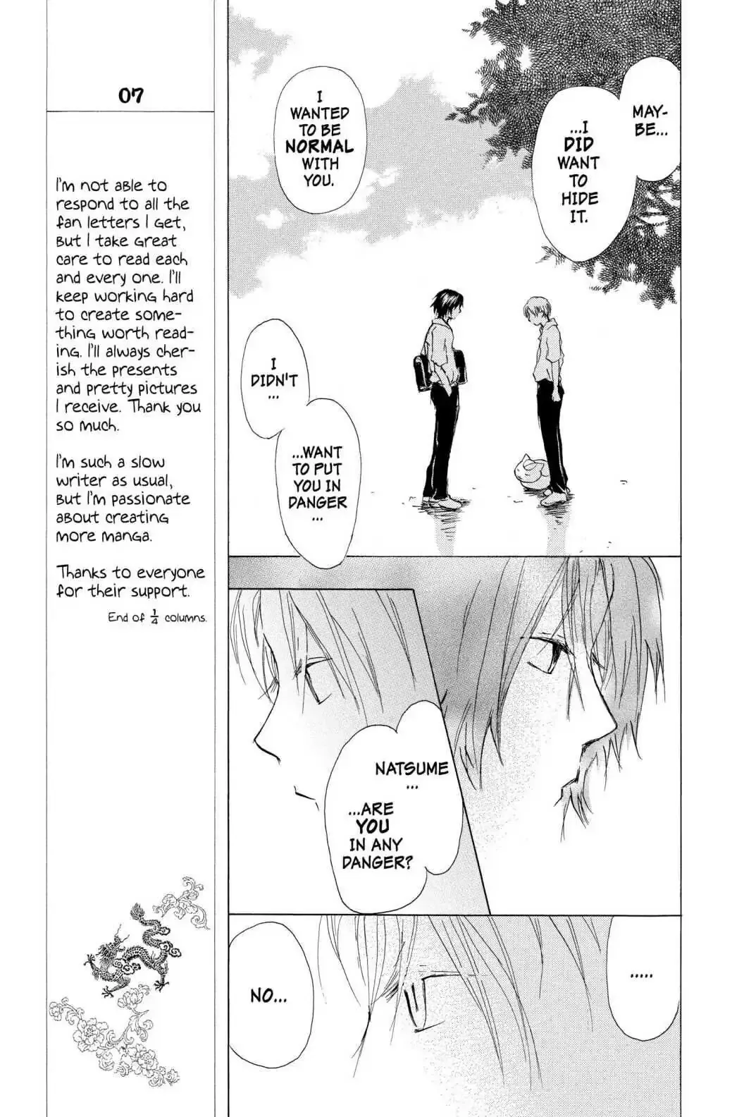 Read Natsume Yuujinchou Manga Online