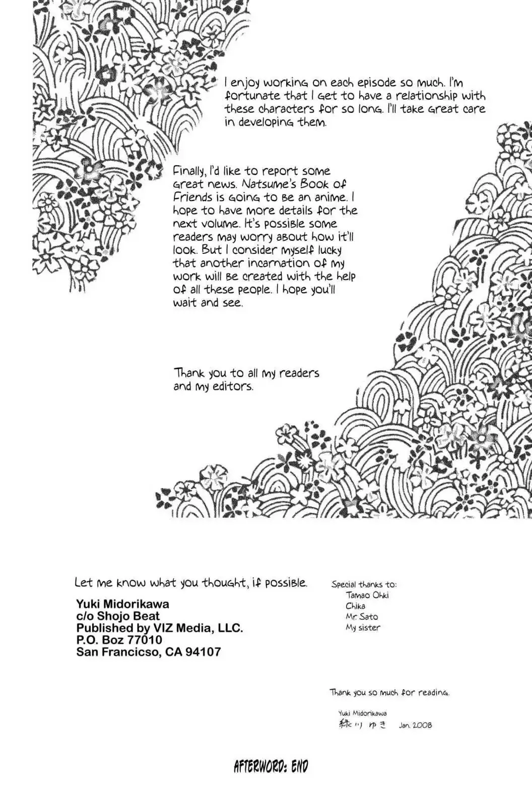 Read Natsume Yuujinchou Manga Online