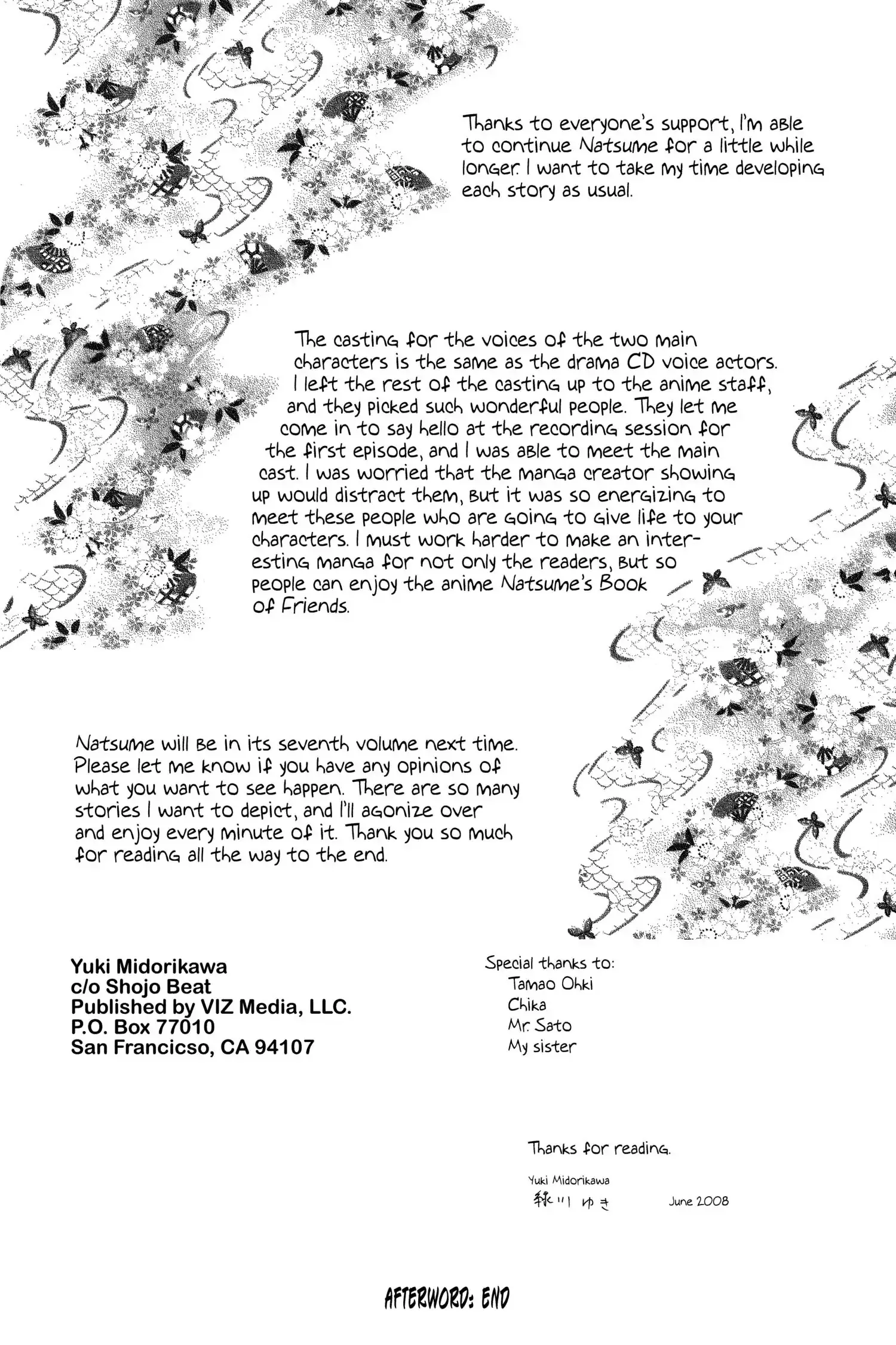 Read Natsume Yuujinchou Manga Online