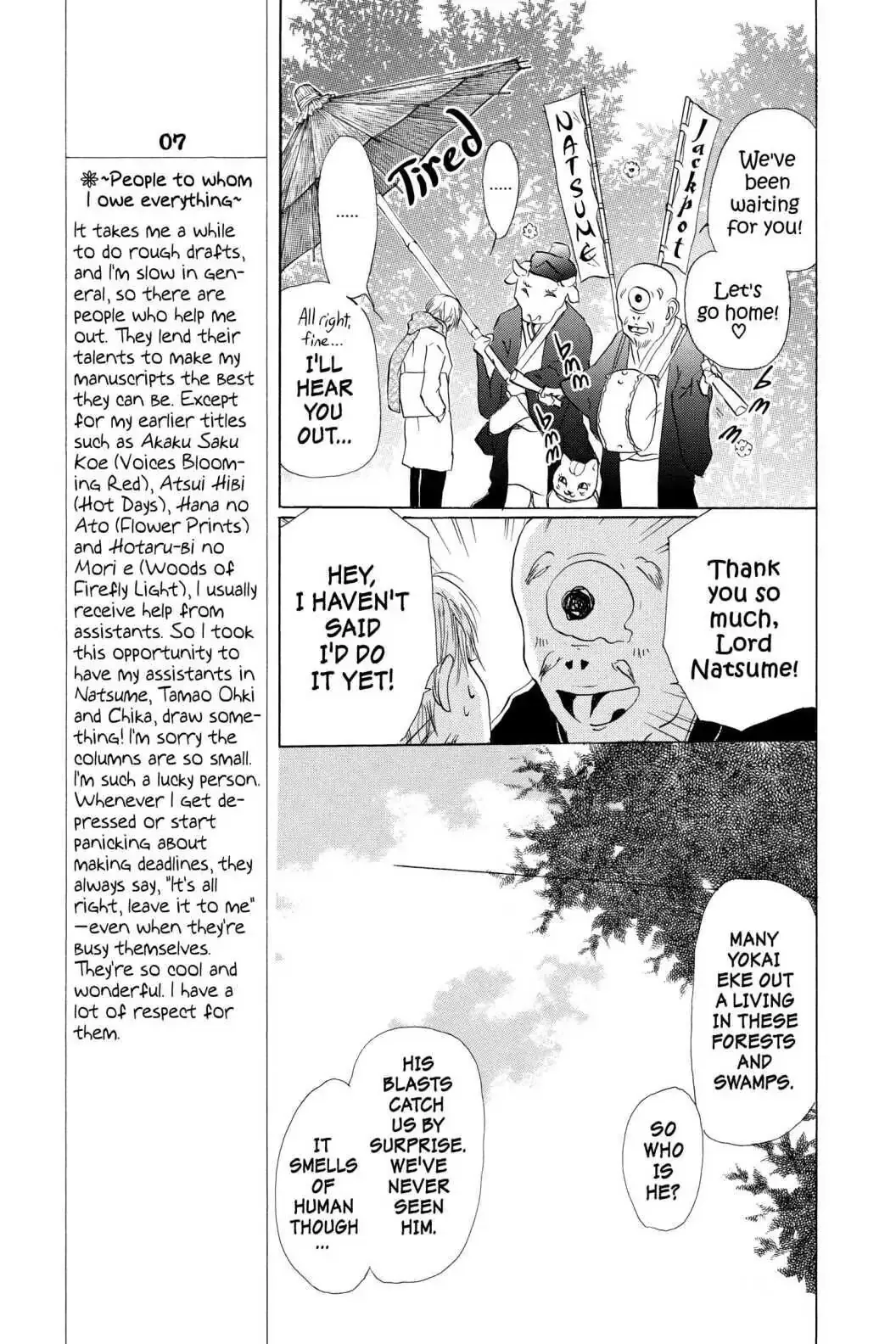 Read Natsume Yuujinchou Manga Online