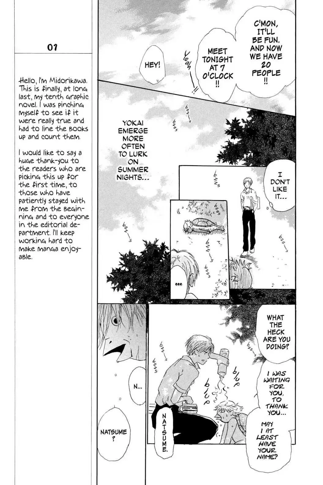 Read Natsume Yuujinchou Manga Online