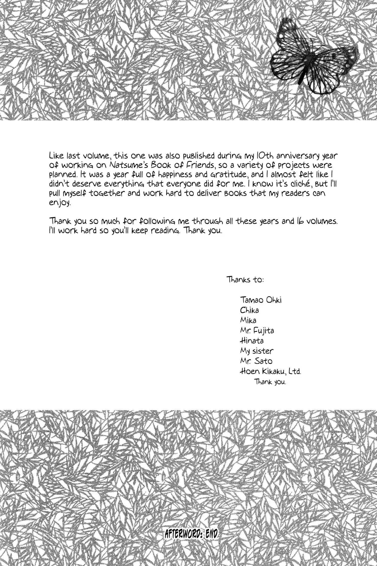 Read Natsume Yuujinchou Manga Online