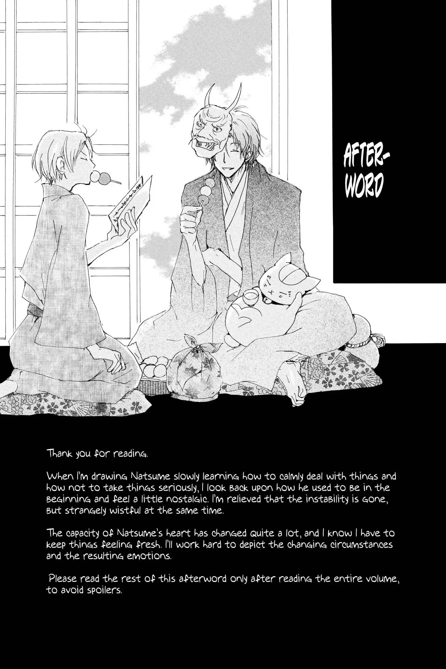 Read Natsume Yuujinchou Manga Online