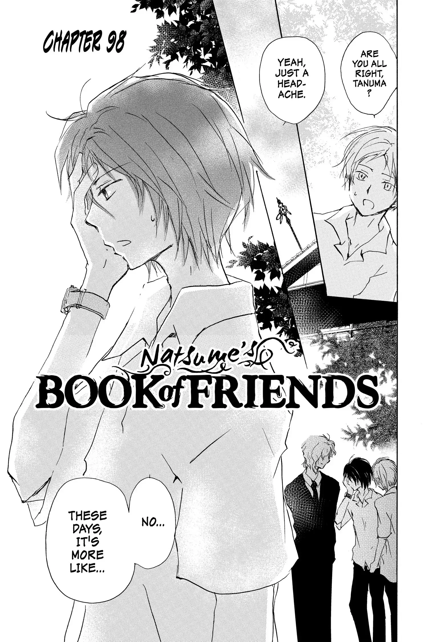 Read Natsume Yuujinchou Manga Online