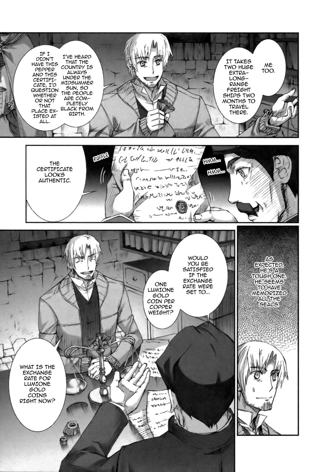 Read Ookami to Koushinryou Manga Online
