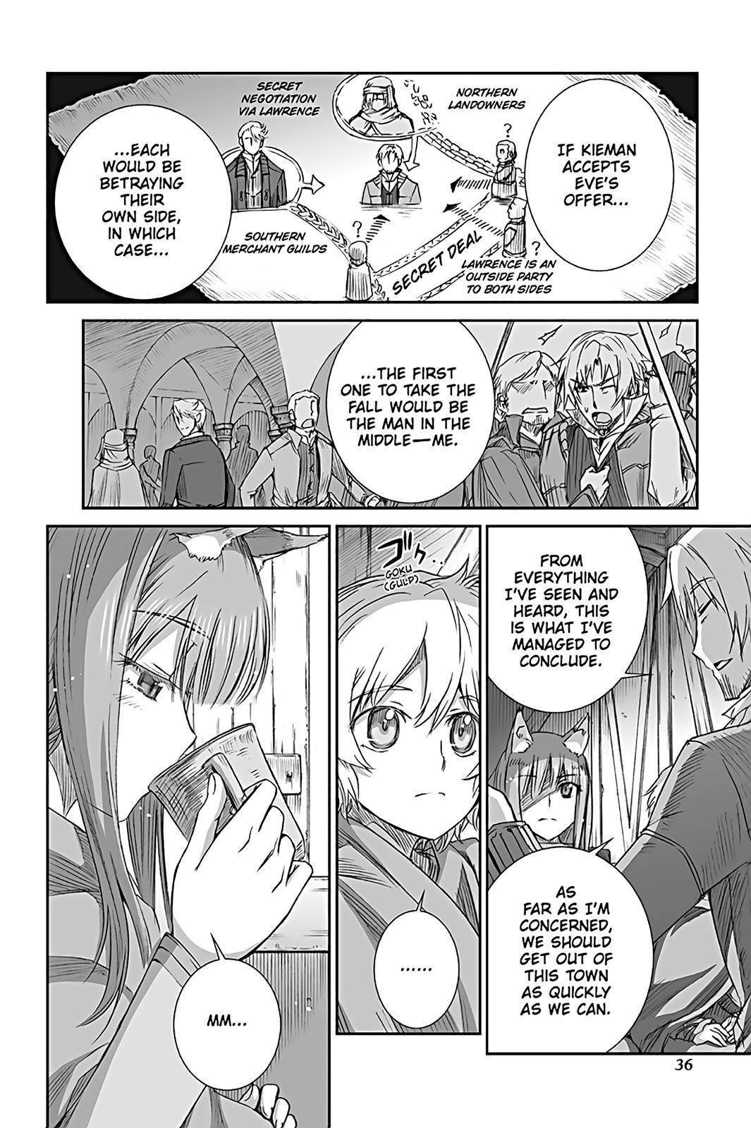 Read Ookami to Koushinryou Manga Online